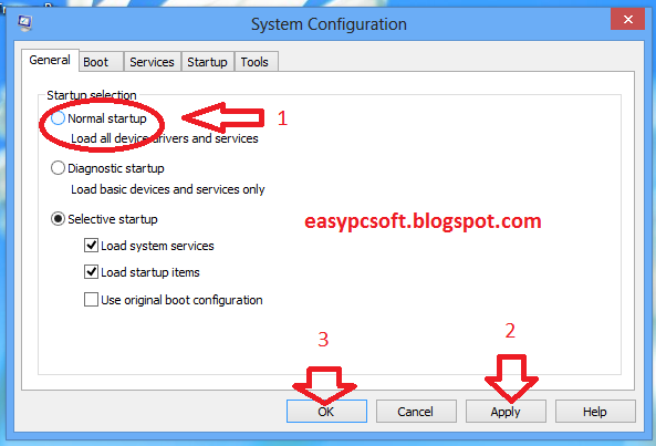 How To Start Windows 7, 8, 8.1, 10 In normal mode