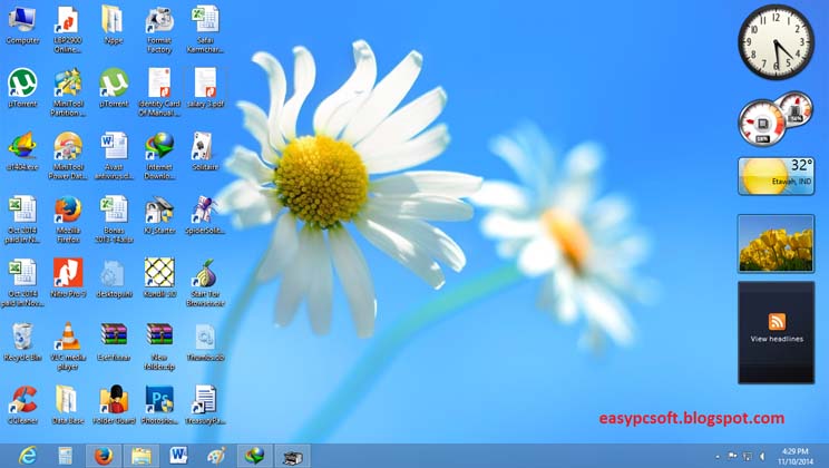 Windows 7 Gadgets for Windows 8