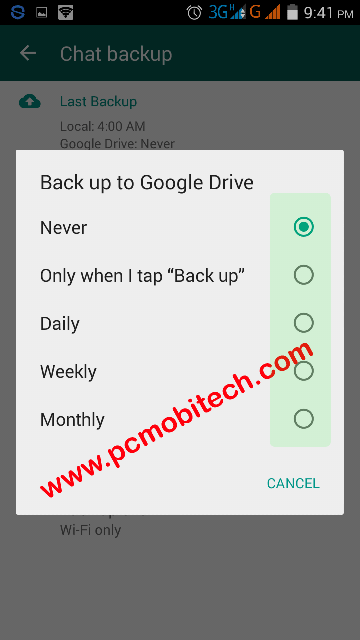 Backup-to-google-drive-frequency