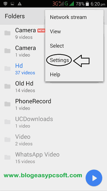 MX Player settings