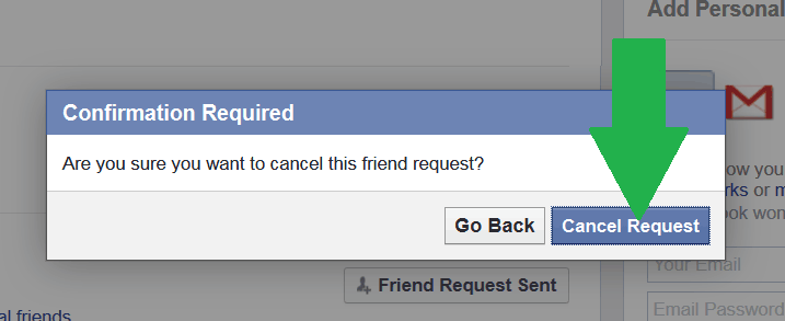 Pending Sent Friend Request :Click-on-Cancel-button-to-cancel-your-friend-request