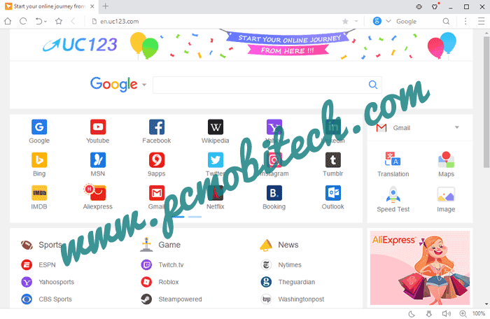Download & Install UC Browser Offline for Windows XP, 7, 8, 8.1, 10 (4)