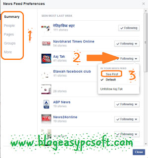 New Facebook News Feed Preferences Changes 2