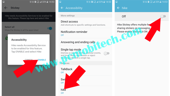 How to Share hike Stickers to WhatsApp and Facebook