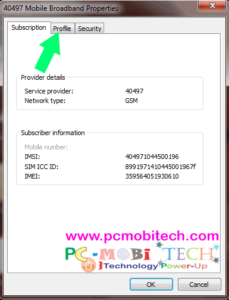 click-on-apn-profile to create a Access point