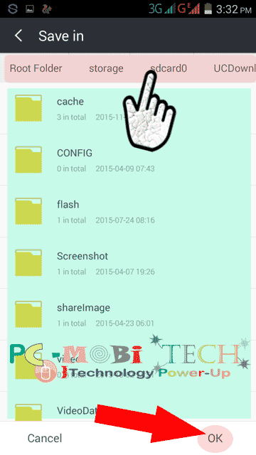 Choose-your-folder