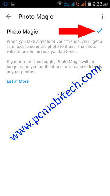 Photo-magic-enable-&-disable