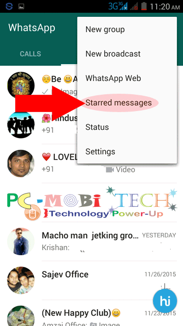 Starred-Messages Option