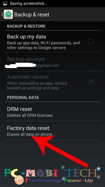 Factory-data-reset