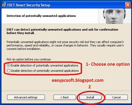 How to download & install Eset Nod32 Antivirus and Smart Security 4