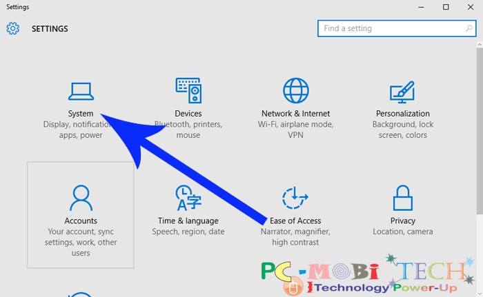 Uninstall softwares Click-on-System-option-in-windows-10-settings