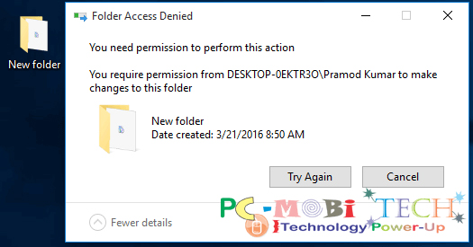 How to Rename, Move or delete protected folder.