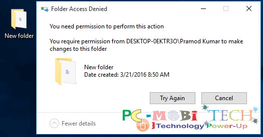 Remove Permissions From Folder