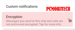 Non-encryption-message