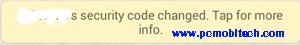 Security-code-changed