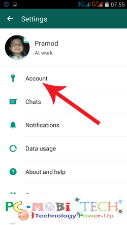 WhatsApp--Now-tap-on-account-in-the-settings