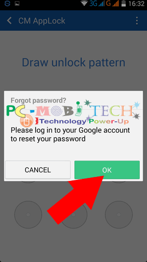 Clean Master Applock : Tap-on-OK-to-login-with-Google-Account