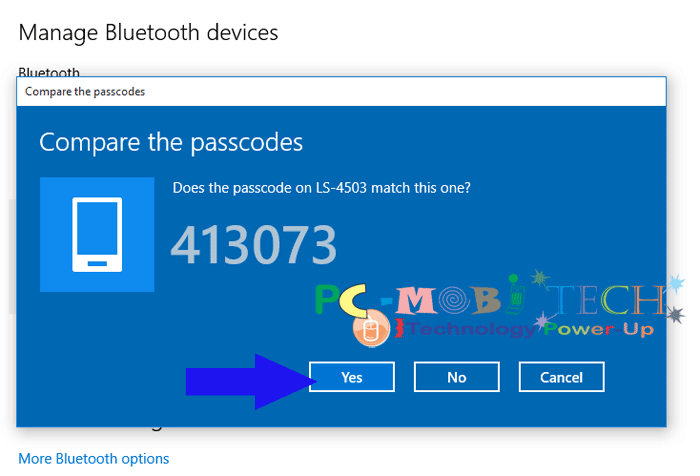 comapare-the-bluetooth-passcode