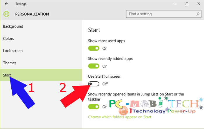 Windows 10 Tip: How to make Start full screen