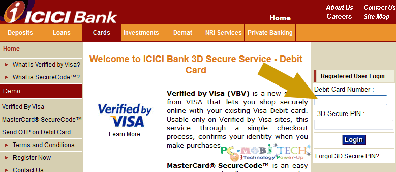 icici-bank-change-3d-secure-pin-online