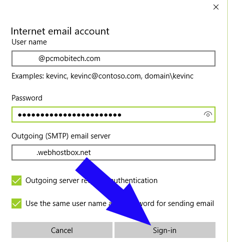 Configure-domain-email-account-with-windows-10-Click-on-signin-button