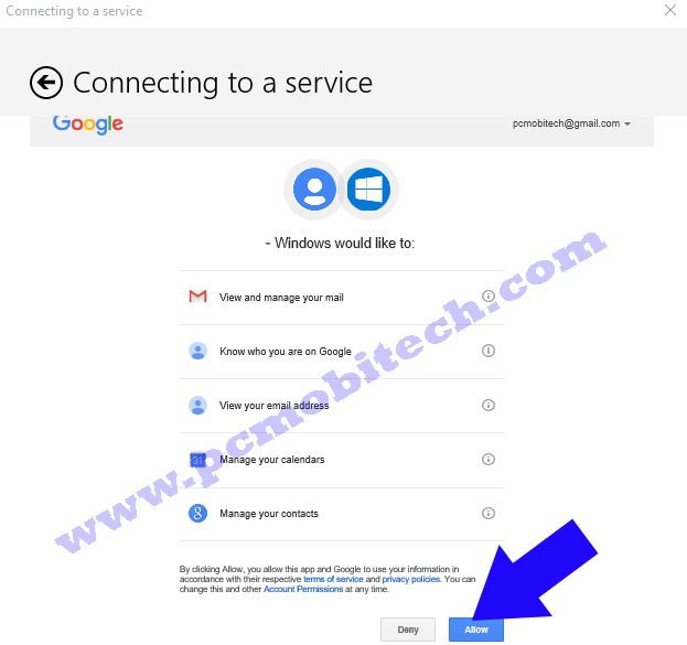 Give-gmail-permission-to-windows-10-mail-app