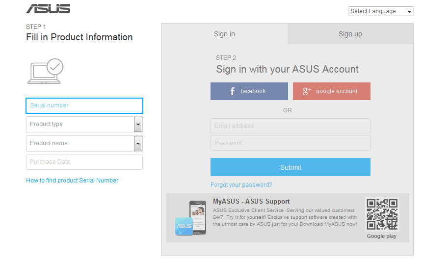 Asus-product-registration-online