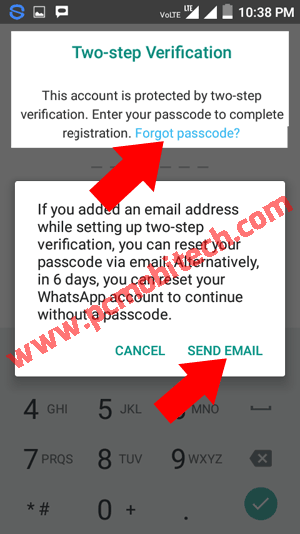 Disable-two-step-verification-using-email-id-whatsapp