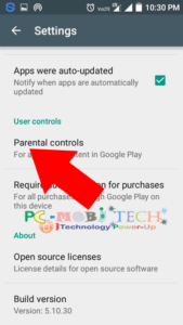 HOW TO RESTRICT ACCESS TO GOOGLE PLAY STORE visual data 2