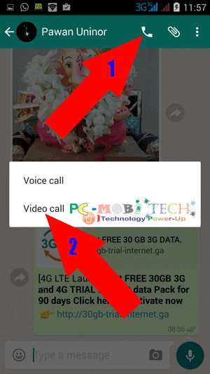 how-to-make-video-call-in-whatsapp messenger