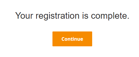 Avast - Your registration is complete screen