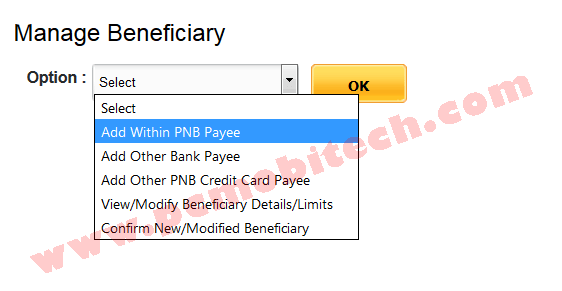 Add-a-beneficiary-accoun-to-PNB