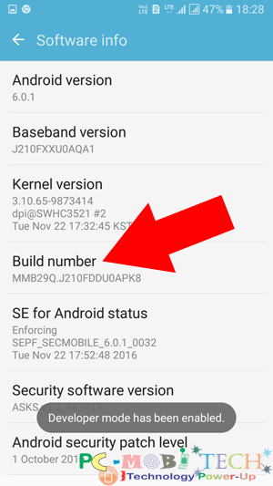 Tap-on-the-Build-Number-5-to-6-times-to-enabled-Developers-options.