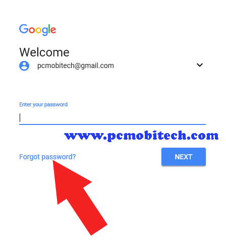 lost gmail password