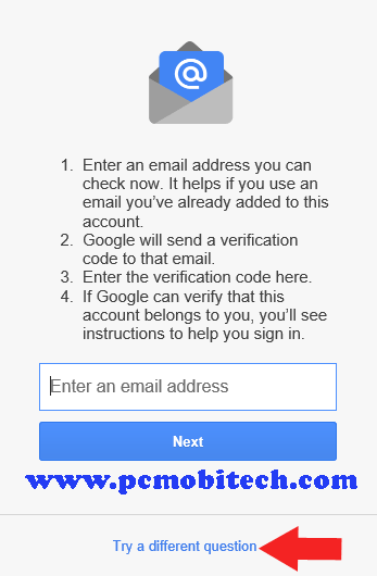 forgot google account password