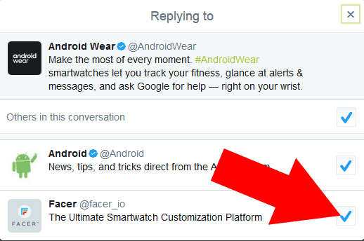 How to remove multiple users name from a twitter reply