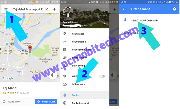 How to Download and use Google Map offline without Internet