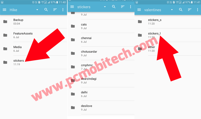 How to Share or Send Unlimited Hike Stickers to WhatsApp Facebook and Other apps 5