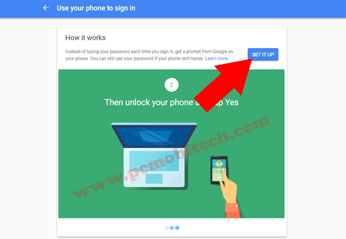 How to enable Google Prompt security on Google Account 2