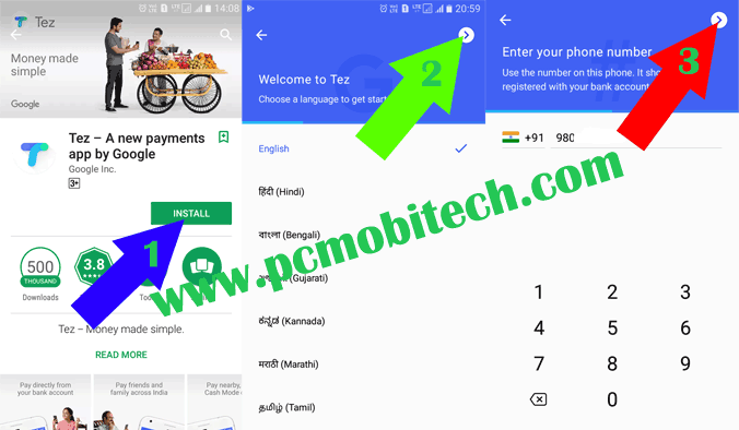 How to install activate and  use Google Pay UPI app