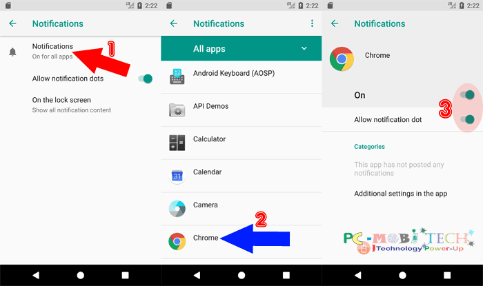Manage App Notifications on Android Oreo 8.0