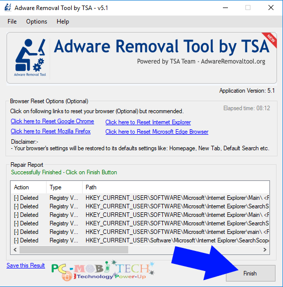 Adware Removal Tool 7