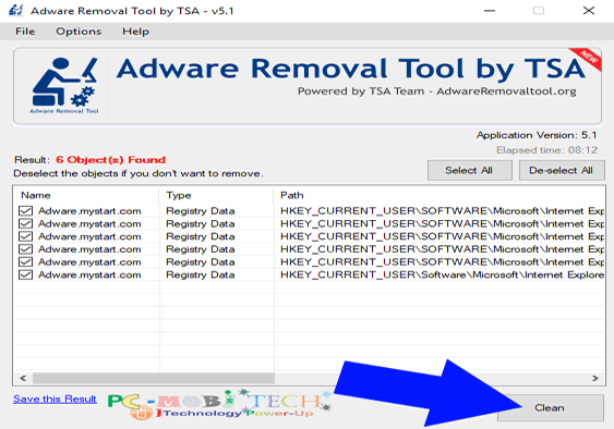 Adware Removal Tool by TSA