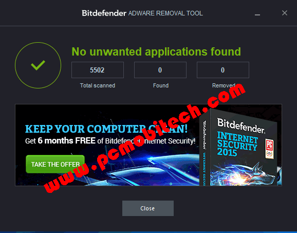 Bitdefender Adware Removal Tool