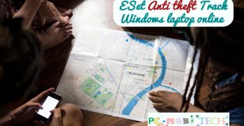 Track Windows Laptop Online Using ESet Anti-Theft.