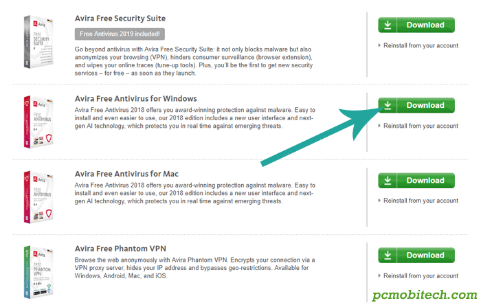 Download Avira Antivirus 2021 All Version Offline Installer Pcmobitech