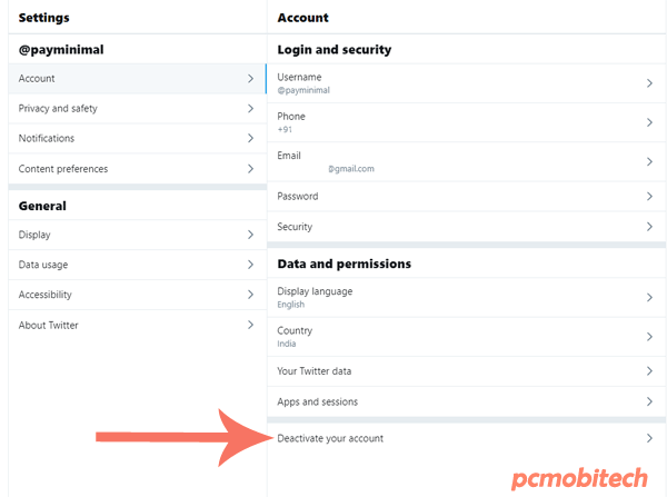 Deactivate-your-twitter-Account