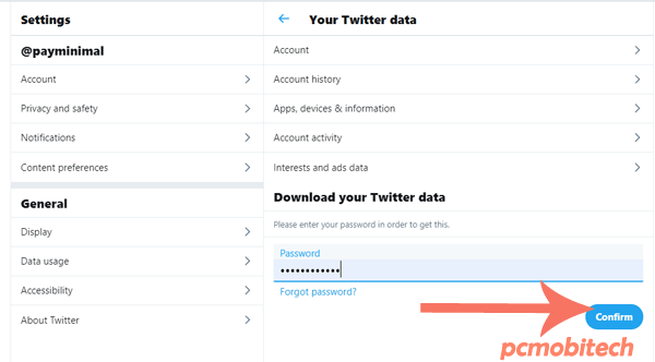 Request-Twitter-Archive-Data-Password-Confirmation
