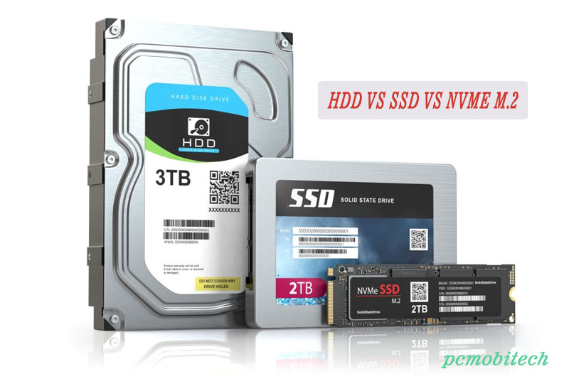 Hdd Vs Ssd Vs Nvme M 2 Which One Is The Best Pcmobitech