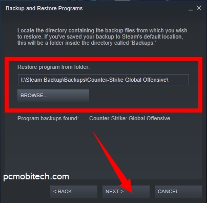 Backup and Restore Games on Steam 9